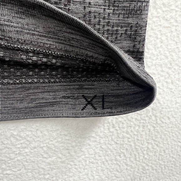 Lululemon Men Black Anchor Gray Camo Mesh Metal Vent Tech Long Sleeve Shirt XL - Picture 7 of 11